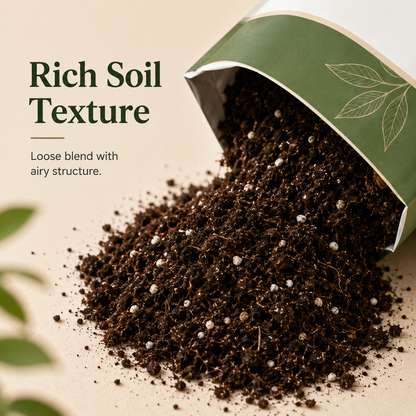 Garden Nutrient Soil for Flowers, Herbs & Houseplants