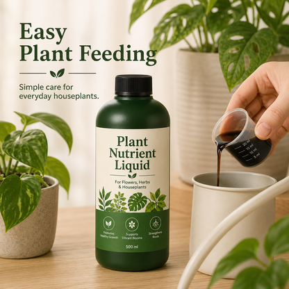 Plant Nutrient Liquid for Flowers, Herbs & Houseplants